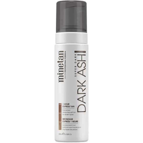 Mine Tan - Dark Ash Foam 200 ml - Passer for medium til mørke hudtyper.